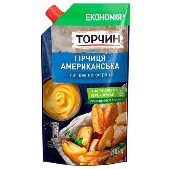 Горчица ТОРЧИН® Американская мягкий вкус 230г - купить, цены на Grono - фото 1