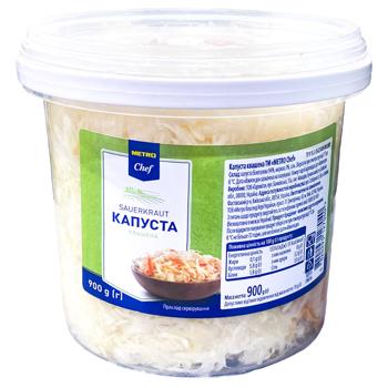 Капуста Metro Chef квашеная 900г - купить, цены на METRO - фото 1