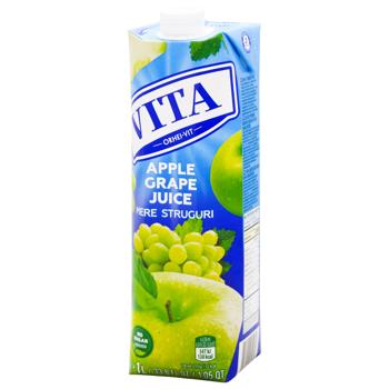 Vita Apple-grape Juice 1l - buy, prices for COSMOS - photo 2