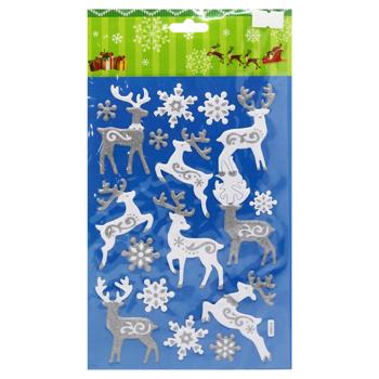 Angel Gifts Christmas Window Stickers in Assortment - buy, prices for MegaMarket - photo 6