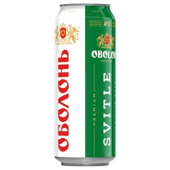 Пиво Оболонь светлое 4,5% 0,5л - купить, цены на КОСМОС - фото 2