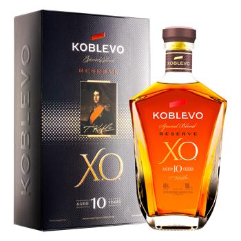 Бренди Koblevo Reserve XO 10 лет 40% 0,5л - купить, цены на Эпицентр FOOD - фото 1