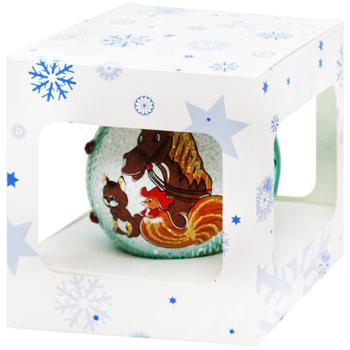 Шар елочный Символ года с декором 8,5см в ассортименте - купить, цены на МегаМаркет - фото 8