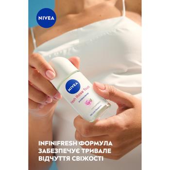 Антиперспірант кульковий Nivea Свіжий дотик троянди 50мл - купити, ціни на NOVUS - фото 7