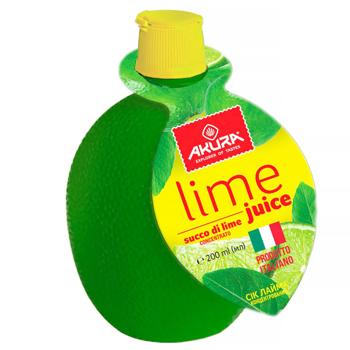Akura Lime Concentrated Juice 200ml - buy, prices for COSMOS - photo 1