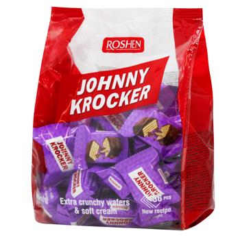 Цукерки Roshen Johnny Krocker Milk 350г - купити, ціни на Епіцентр FOOD - фото 1