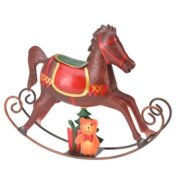 Фігурка декоративна Koopman Кінь-гойдалка 32x7x34см - купити, ціни на NOVUS - фото 3