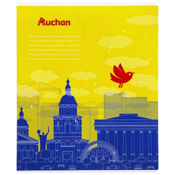Exercise book Auchan Auchan checkered 48pages Ukraine - buy, prices for Auchan - photo 2