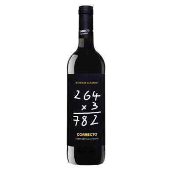Вино Correcto Cambernet Sauvignon красное сухое 13% 0,75л - купить, цены на NOVUS - фото 1