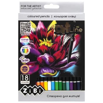 ZiBi Art Line Pencil 18 colors 18pcs - buy, prices for ULTRAMARKET - photo 1