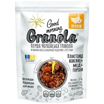 Гранола Good Morning, Granola Тропик 330г - купить, цены на КОСМОС - фото 1