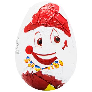 Яйце шоколадне Monzhar Egg in Cap з сюрпризом 25г - купити, ціни на - фото 2