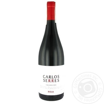 Вино Carlos Serres Crianza 2016 червоне сухе 12% 0,75л - купити, ціни на МегаМаркет - фото 1