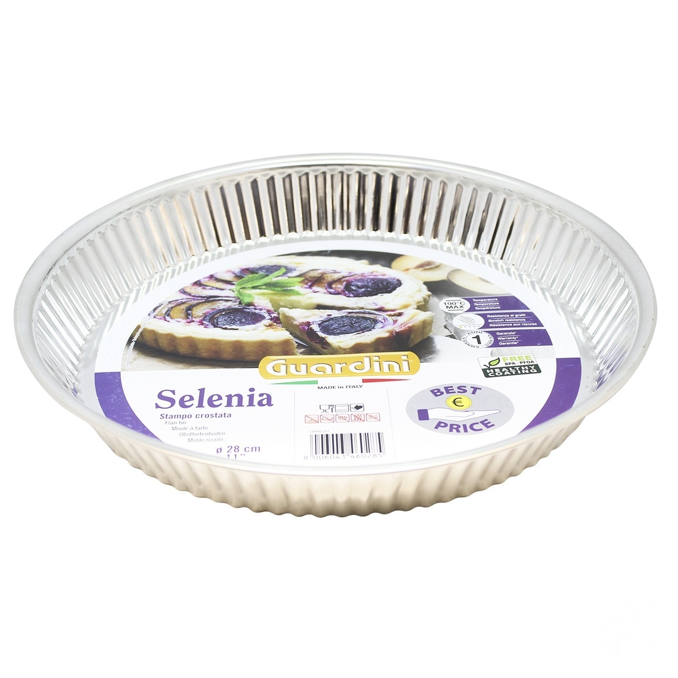 

Форма Guardini Selenia для пирога с волнистыми краями 28см