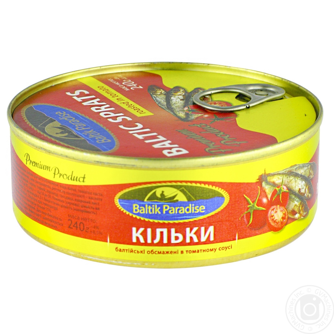 

Килька Baltic Paradise обжаренная в томатном соусе 240г
