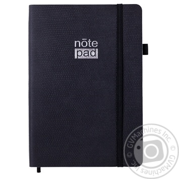 Buromax Notebook Business Respect A5 96p. Checkered Black BM.295108-01 - buy, prices for - photo 1