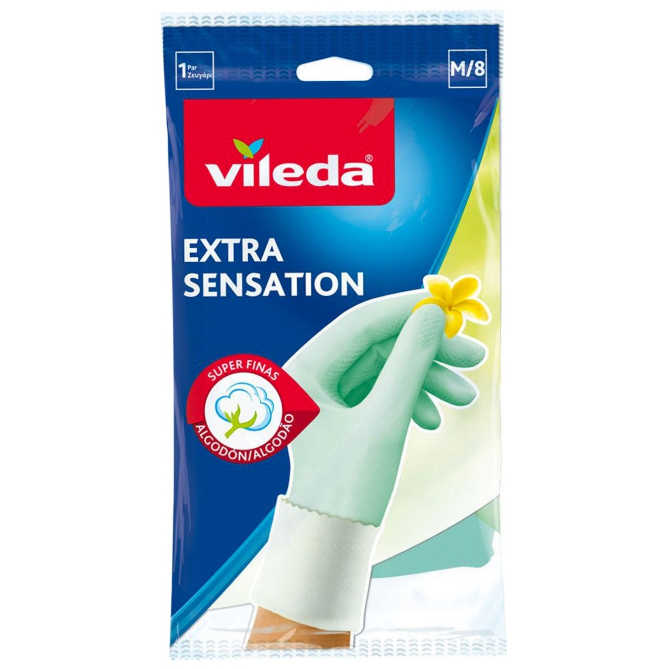 

Перчатки Vileda Extra Sensation М