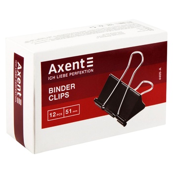 Axent Black Paper Clip 51mm