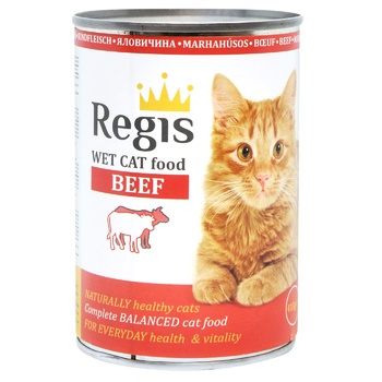 Regis Food with Beef for Cats 415g - buy, prices for ULTRAMARKET - photo 1