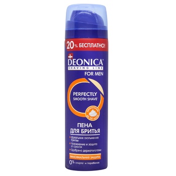 Пена для бритья Deonica for Men Максимальная защита 240мл - купить, цены на ULTRAMARKET - фото 2