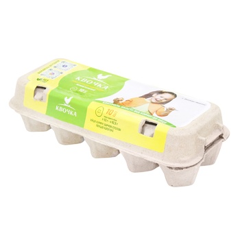 Kvochka Chicken Eggs C1 10pcs - buy, prices for Auchan - photo 3