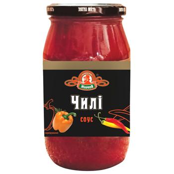Соус Жирнов Чилі 460г - купити, ціни на Чудо Маркет - фото 1
