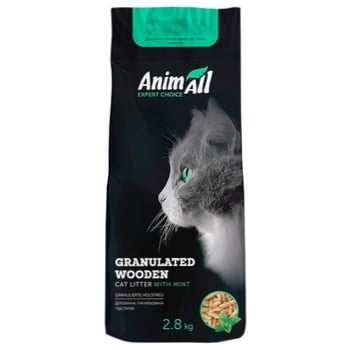 AnimAll Wood Litter with Mint Flavor 2.8kg - buy, prices for Za Raz - photo 1