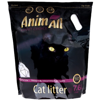 AnimAll Premium Silicagel Cat Litter 7.6l - buy, prices for MegaMarket - photo 1