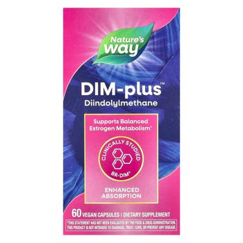 Метаболизм эстрогенов Nature's Way DIM-plus 60 капсул - купить, цены на - фото 3