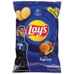 Чипси Lay's зі смаком бургера 120г