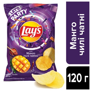 Lay's Mango Chili Chutney Chips 120g - buy, prices for METRO - photo 2