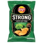 Чипси Lay's Strong картопляні зі смаком гострого васабі 120г