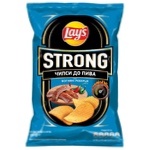 Чипси картопляні Lay's Strong зі смаком вогненних ребер 120г