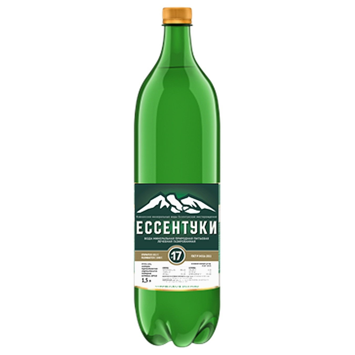 

Вода Ессентуки №17 минеральная сильногазированная 1,5л
