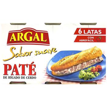 Паштет Argal из свиной печени 6шт*83г