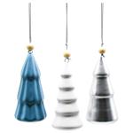 Actuel Christmas Tree Pendant 3.5x8.5cm in assortment