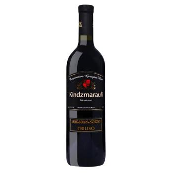 Tbiliso Kindzmarauli Red Semisweet Wine 11.5% 0.75l - buy, prices for NOVUS - photo 1
