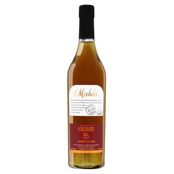 Mzetavi Brandy-Based Alcoholic Drink with Cherry Flavor 30% 0.5l - buy, prices for NOVUS - photo 1