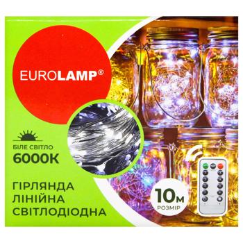 Гирлянда светодиодная Eurolamp линейная 100 диодов 6000К 10м - купить, цены на METRO - фото 4