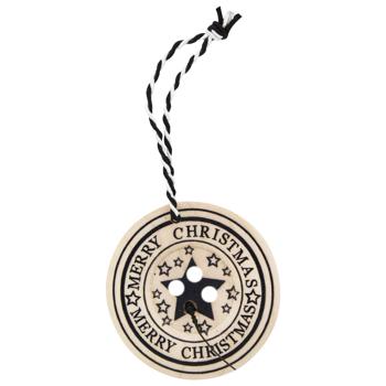 Zelena Button Christmas Decoration in Assortment 6cm - buy, prices for WINETIME - photo 2