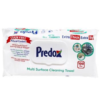 Серветки вологі д/прибирання поверхонь PREDOX , 100 шт. И807 (Туреччина) - купить, цены на КОСМОС - фото 1