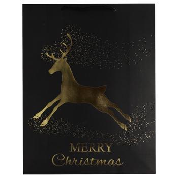 Пакет бумажный Angel Gifts Новогодний 31*40*12см - купить, цены на МегаМаркет - фото 2