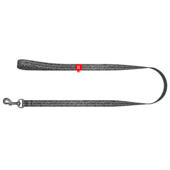 Поводок Waudog Re-cotton хлопковый светоотражающий 2м/15мм серый - купить, цены на MasterZoo - фото 2