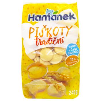 Печенье Hamanek Традиционное детское 240г - купить, цены на КОСМОС - фото 1