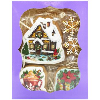 Dobryk New Year's Eve Gingerbread Set 5pcs - buy, prices for Auchan - photo 2