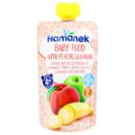 Hamanek Apple with Peach and Banana Puree 120g