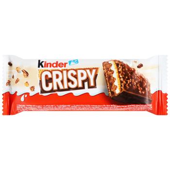 Kinder Crispy Waffle Bar 34g - buy, prices for NOVUS - photo 1