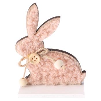 Украшение Кролик деревянный 10см в ассортименте - купить, цены на КОСМОС - фото 2