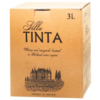 Вино Villa Tinta Шардоне белое сухое 10-13% 3л - купить, цены на WINETIME - фото 1