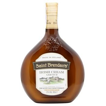 Лікер Saint Brendan's Premium Irish Cream 17% 0,7л - купити, ціни на WINETIME - фото 1